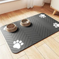 Alfombrilla Impermeable y Absorbente para Comederos de Perros y Gatos